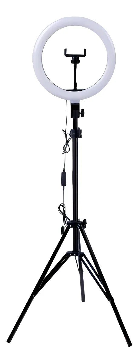 Trípode con anillo de luz soporte celular